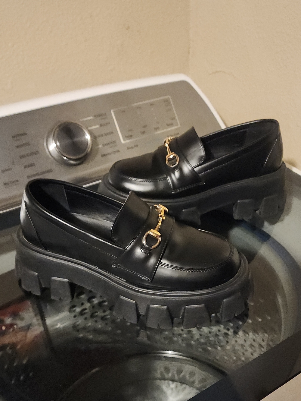 Princess Polly Platform Loafers 7 Used - Picture 1 of 9